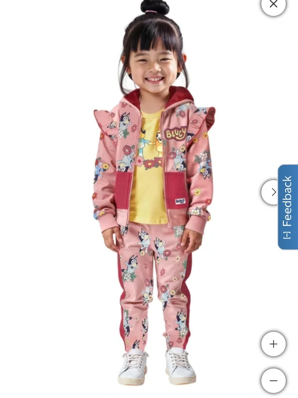 Bluey Tracksuit set with Ruffle Hood